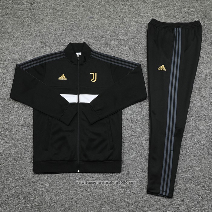 Tuta da Track Giacca Juventus 2020 2021 Nero e Bianco